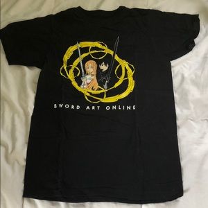 Black anime tee